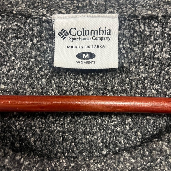 Columbia Heather Gray Crew Neck Sweater - Picture 6 of 7